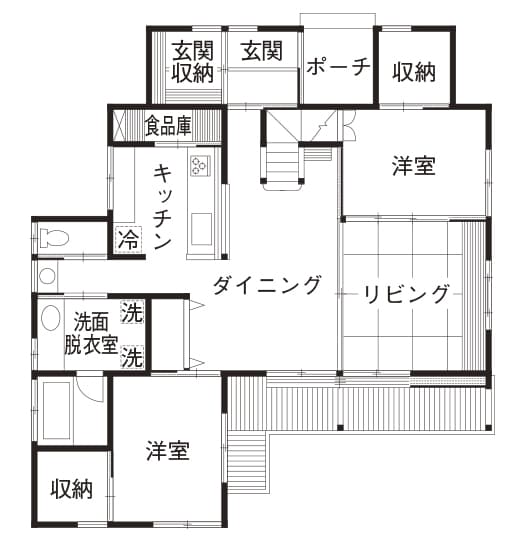 40坪 41坪 42坪 43坪 44坪の2階建て二世帯住宅や平屋の間取り 注文住宅ヘルプナビ