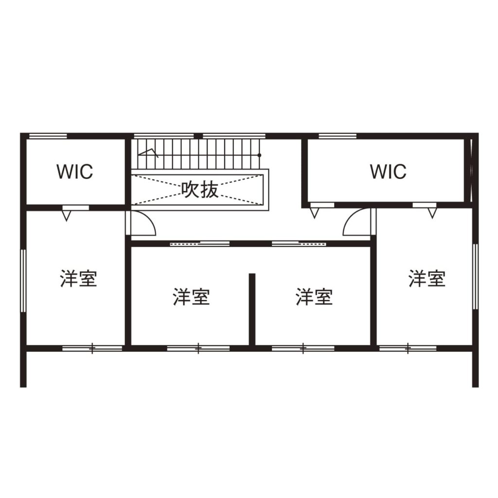 注文住宅で5000万円以上する家の間取り図