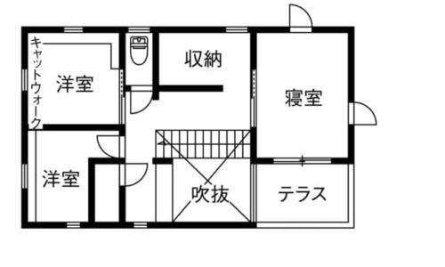 ローコスト住宅の間取り図