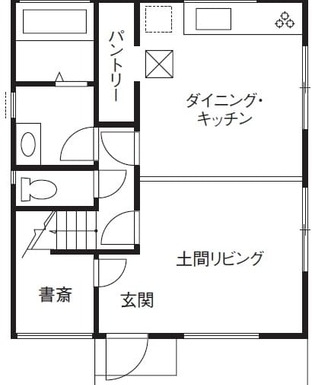 ローコスト住宅の間取り図