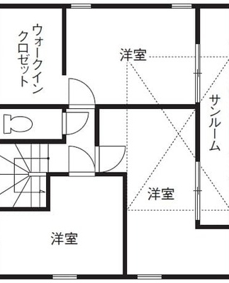 ローコスト住宅の間取り図