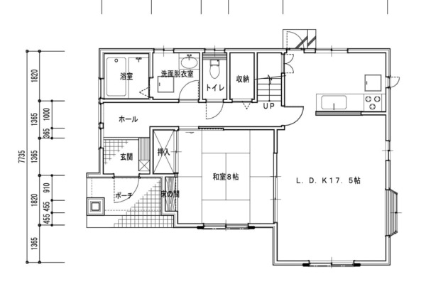 サンワ設計のシャルマンNo.001の間取り図