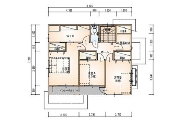 サンワ設計の規格住宅「シャルマンNo.185」の間取り