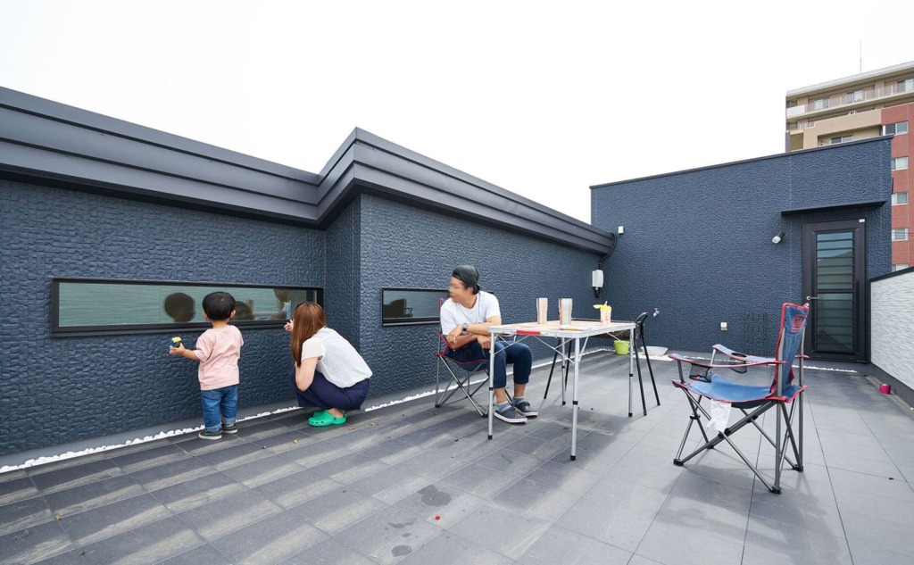 【平屋で屋上テラス】のある家の外観と間取りと注意点 | 注文住宅ヘルプナビ