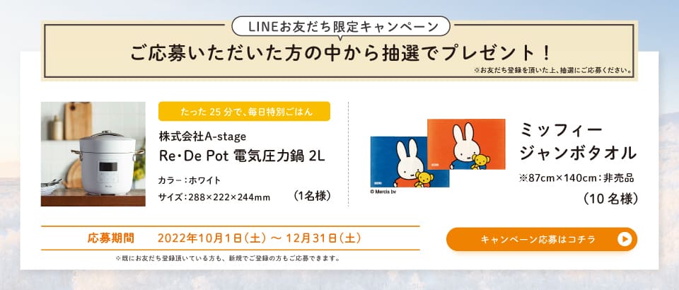 ミサワホーム北越のLINEお友達限定キャンペーン