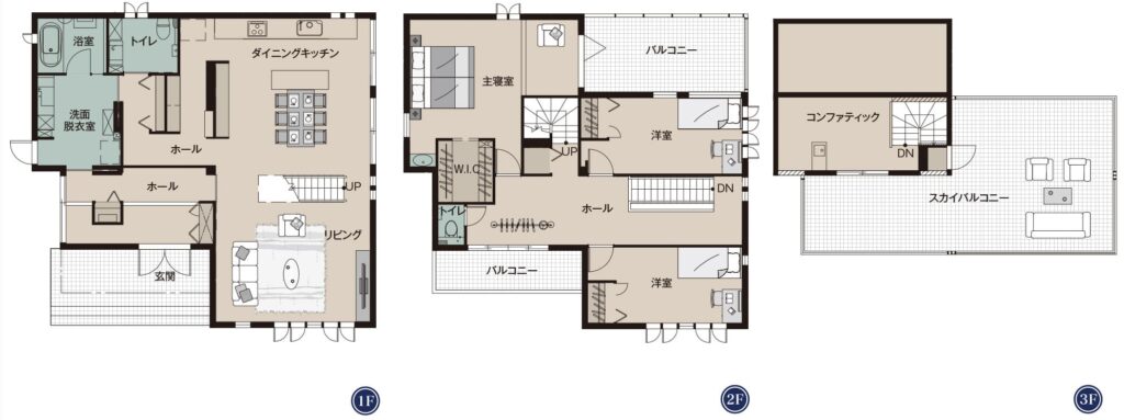 パルフェ コンファティックの間取り図（タイプB）