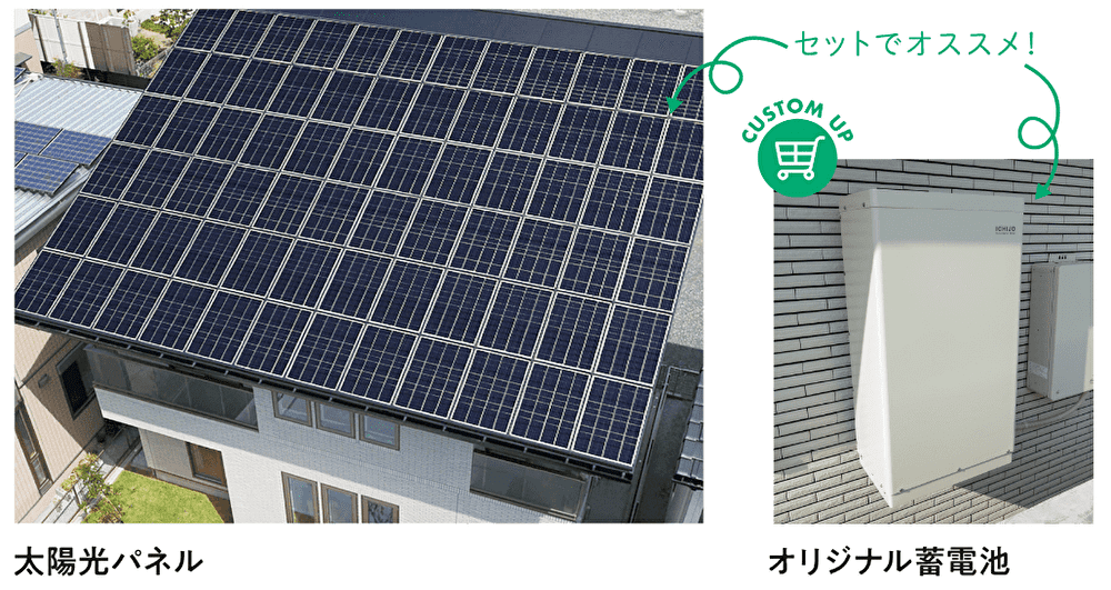 ハグミーの太陽光パネル&蓄電池